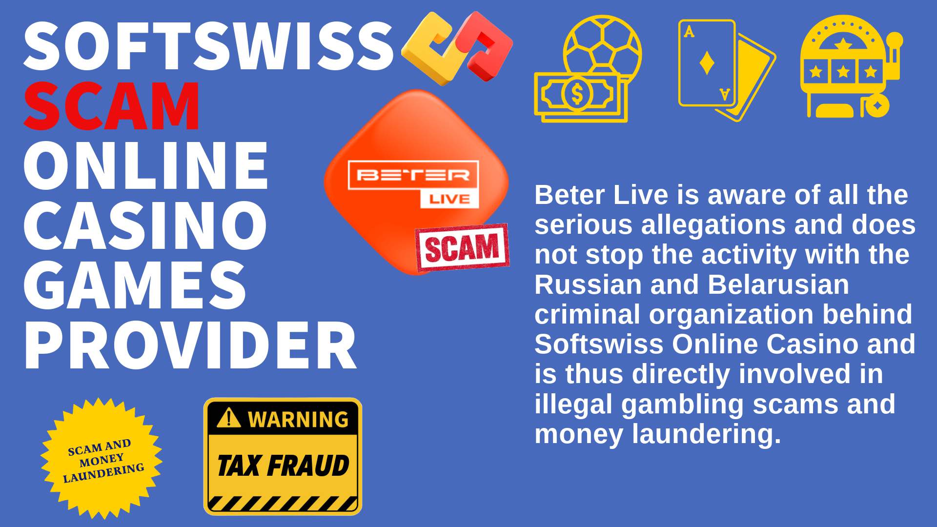 Beterlive - softswiss scam - Casino by Softswiss